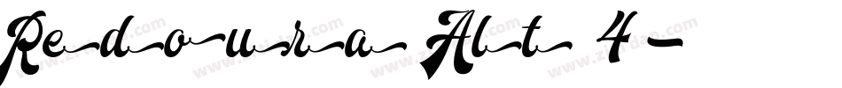 Redoura Alt 4字体转换